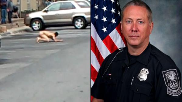 Police shooting of unarmed and naked, bloody man in New 
