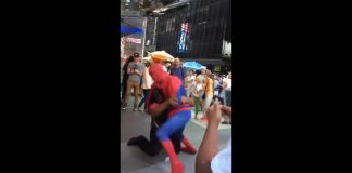 Spider Man Times Square