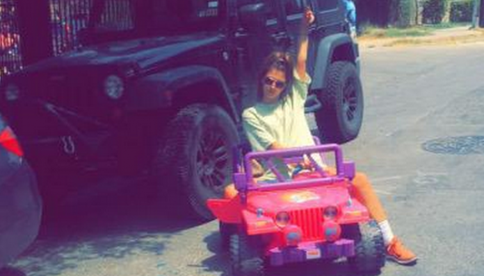 Texas State Barbie Jeep