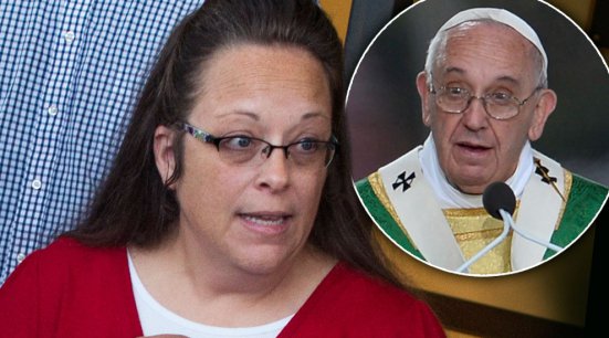 WASHINGTON -- (Scroll down for video) -- The Kentucky clerk describes crying during what she says was a Sept. 24th meeting at the Vatican Embassy.