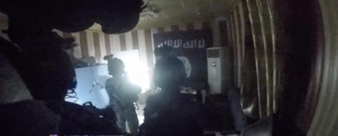 New video footage appears to show the joint U.S.-Kurdish raid on an ISIS prison in Iraq last week that left a U.S. commando dead
