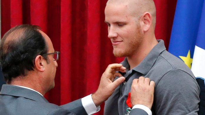 SACRAMENTO, California -- Spencer Stone who was hailed as a hero after the French train terror attack was stabbed multiple times in Sacramento, California.