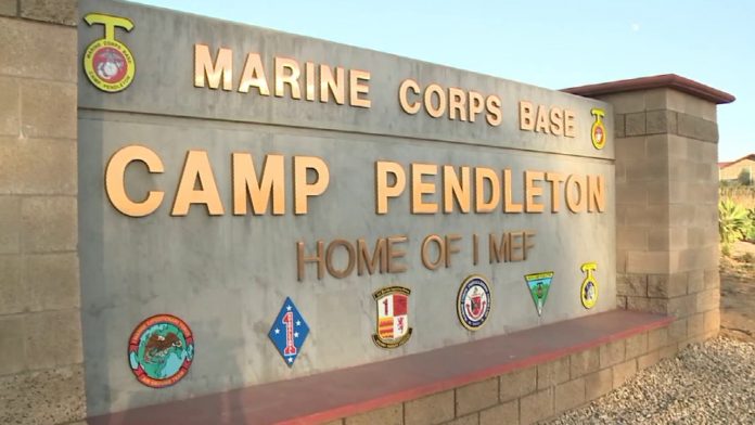 CALIFORNIA -- A service member was found dead at a shooting range at Camp Pendleton on Monday.