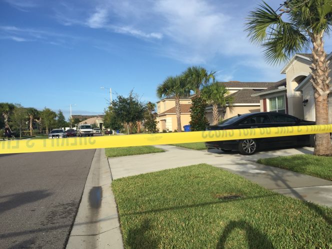 14-year-old victim who was home alone, heard noises downstairs and preceded down the steps when he was approached by two males wearing masks, Hillsborough County deputies said.