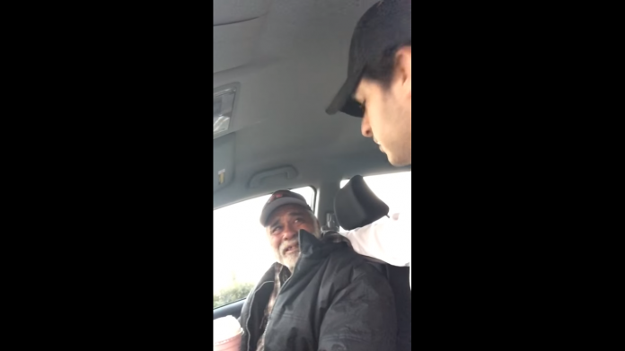 A kind gesture from a YouTube user made a homeless veteran cry and the video has gone viral.