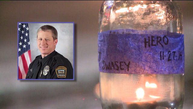 Officer Garrett Swasey, a police officer at the University of Colorado - Colorado Springs, was killed in the line of duty, leaving behind a family including wife Rachel Swasey, and 2 young children. Daughter Faith is 6, and his son Elijah is 10. Elijah will be turning 11 in a few days.