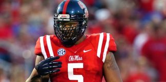 GEORGIA -- Ole Miss defensive star Robert Nkemdiche reportedly fell from a fourth story window in Atlanta, police said.