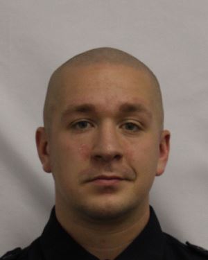 probationary police officer Matthew Nelms for violation of the police department’s policy on the use of deadly force.