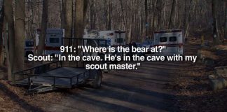 ROCKAWAY TOWNSHIP, New Jersey — A Scout leader was attacked by a bear in the New Jersey woods last Sunday.
