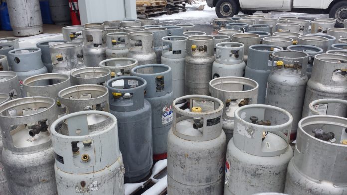 PHILADELPHIA -- Investigators in Philly are searching for a man who stole 43 tanks of industrial propane gas last week.