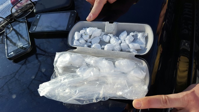 Cocaine from Ochoa's wreckage