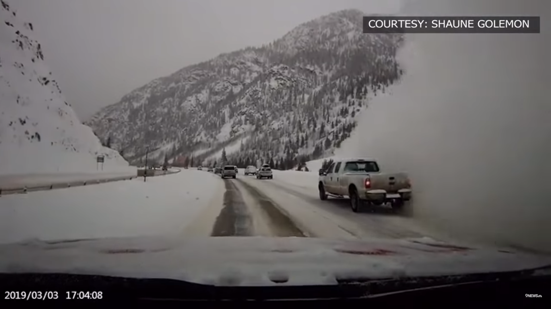 Watch Avalanche Engulf Colorado Highway In Terrifying Video Breaking911