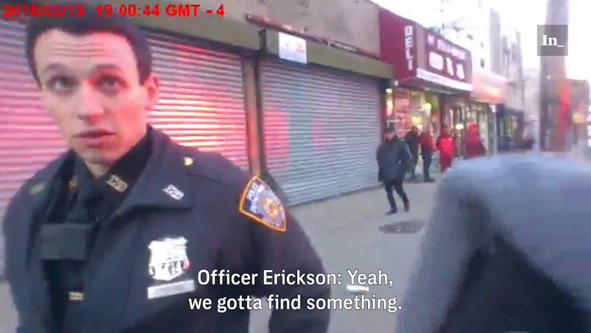WATCH: NYPD Officer Caught Apparently Planting Marijuana in a Car - Again.