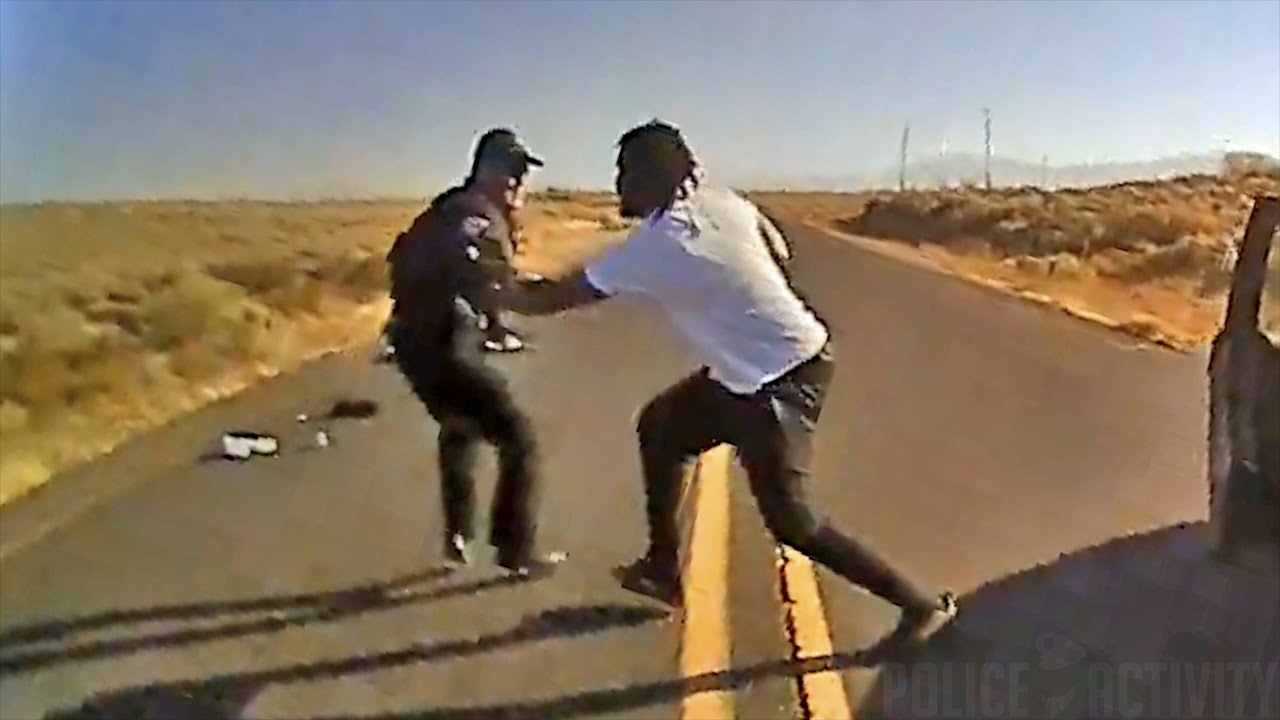 Video released of wild police shooting in New Mexico.