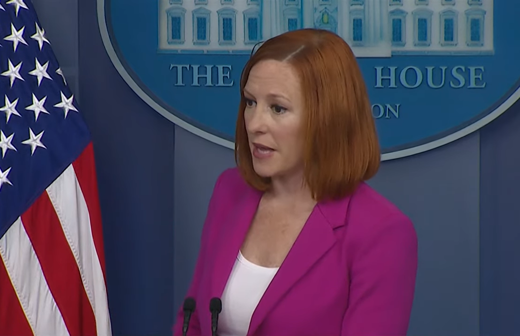 White House Press Secretary Jen Psaki delivers the latest news from the Whi...