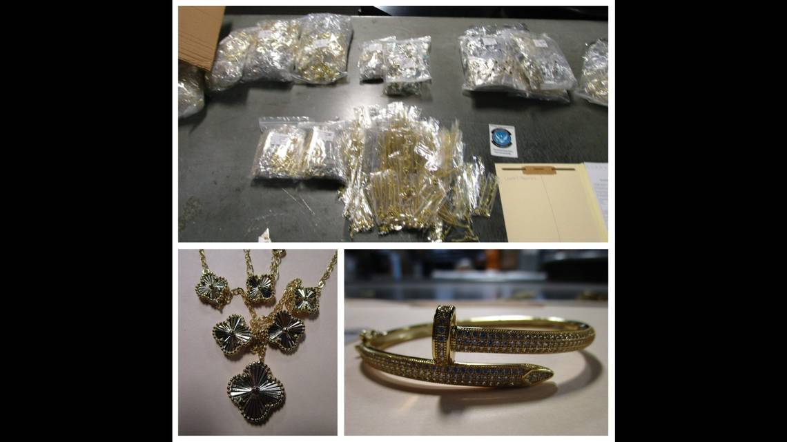 U.S. Customs agents seize over $2.5 million in counterfeit jewelry in ...
