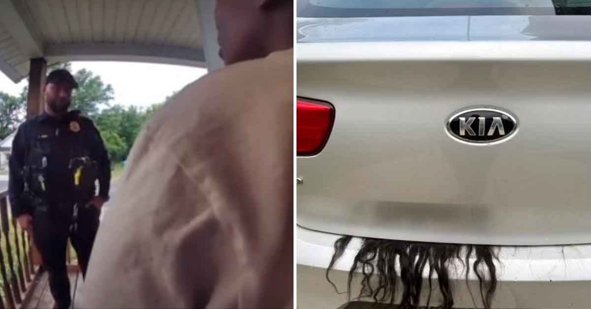 Wig sticking out of car trunk prompts 911 call to Massillon Police